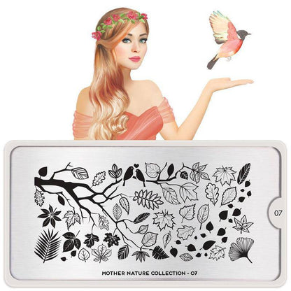 Mother Nature 07 ✦ Nail Stamping Plate - MoYou London