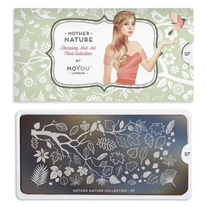 Mother Nature 07 ✦ Nail Stamping Plate - MoYou London