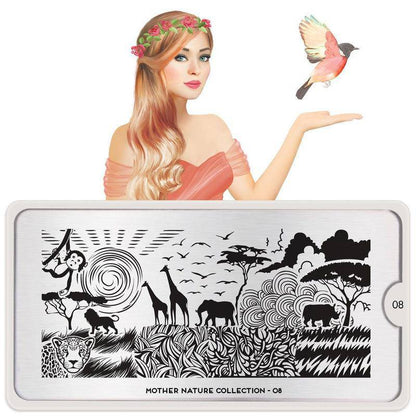 Mother Nature 08 ✦ Nail Stamping Plate - MoYou London