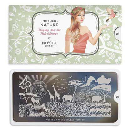 Mother Nature 08 ✦ Nail Stamping Plate - MoYou London