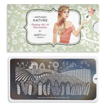 Mother Nature 09 ✦ Nail Stamping Plate - MoYou London