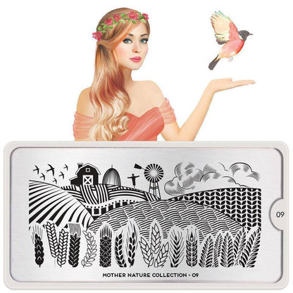 Mother Nature 09 ✦ Nail Stamping Plate - MoYou London