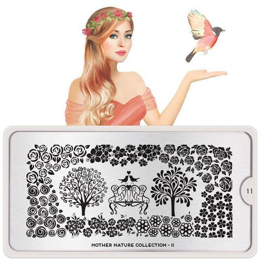 Mother Nature 11 ✦ Nail Stamping Plate - MoYou London