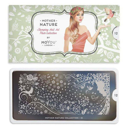 Mother Nature 12 ✦ Nail Stamping Plate - MoYou London