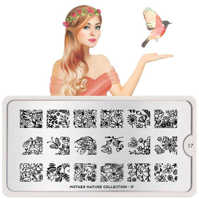 Mother Nature 17 ✦ Nail Stamping Plate - MoYou London
