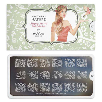 Mother Nature 17 ✦ Nail Stamping Plate - MoYou London