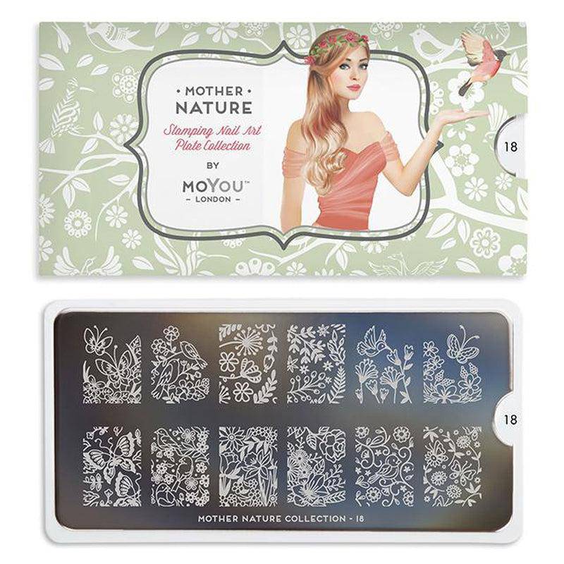 Mother Nature 18 ✦ Nail Stamping Plate - MoYou London