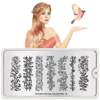 Mother Nature 19 ✦ Nail Stamping Plate - MoYou London