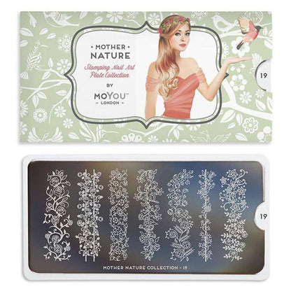 Mother Nature 19 ✦ Nail Stamping Plate - MoYou London