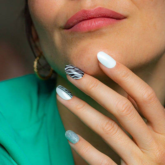Gel Nail Strip Bundle ★ Black & Silver - MoYou London