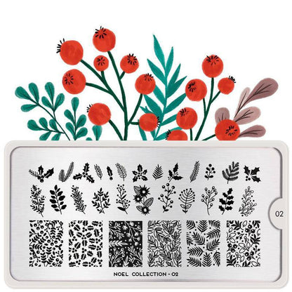 Noel 02 ✦ Nail Stamping Plate - MoYou London