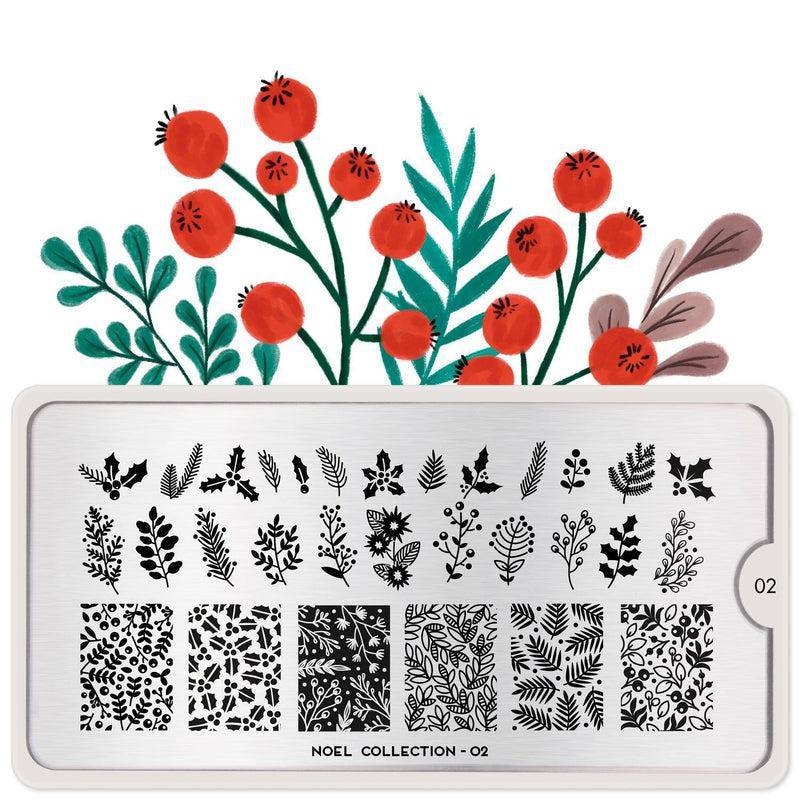 Noel 02 ✦ Nail Stamping Plate