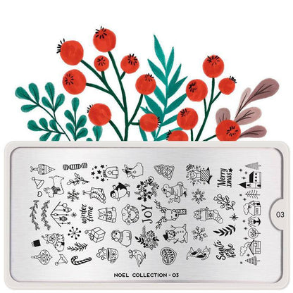 Noel 03 ✦ Nail Stamping Plate - MoYou London