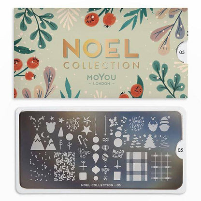 Noel 05 ✦ Nail Stamping Plate - MoYou London