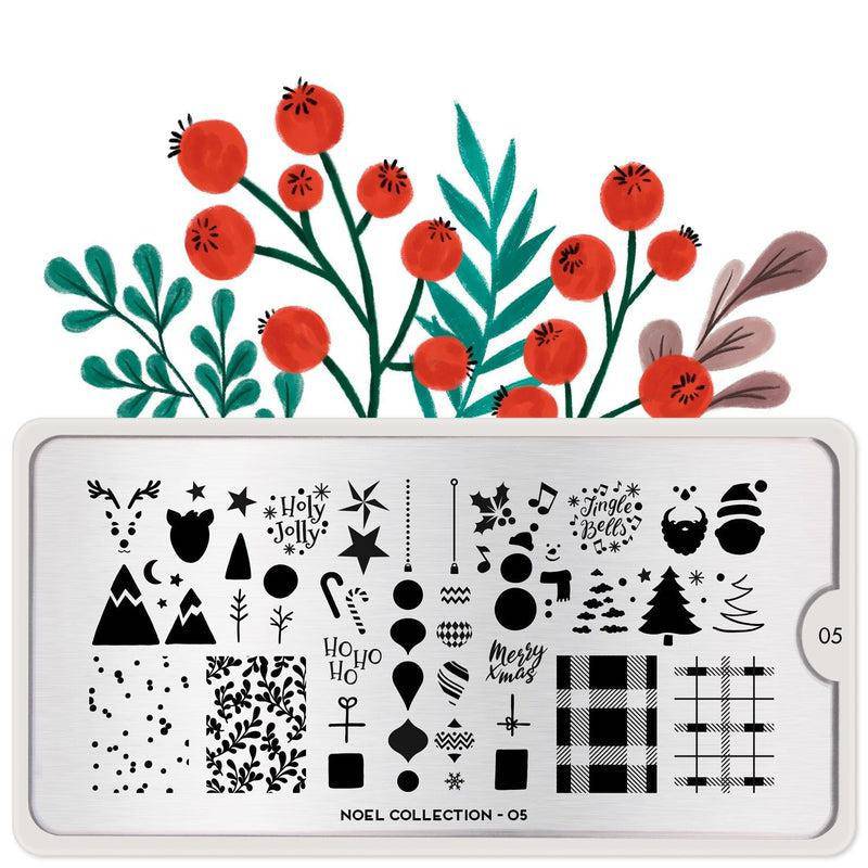 Noel 05 ✦ Nail Stamping Plate