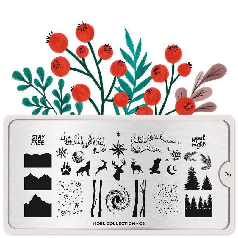 Noel 06 ✦ Nail Stamping Plate