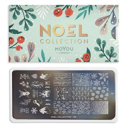 Noel 08 ✦ Nail Stamping Plate - MoYou London