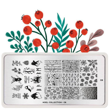 Noel 08 ✦ Nail Stamping Plate - MoYou London