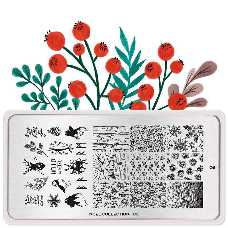 Noel 08 ✦ Nail Stamping Plate