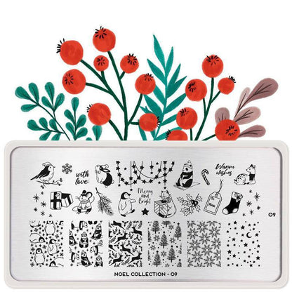 Noel 09 ✦ Nail Stamping Plate - MoYou London