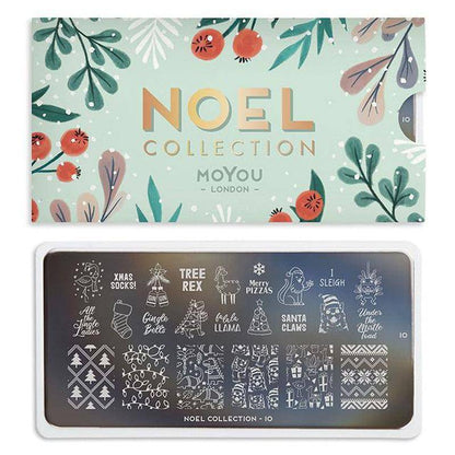 Noel 10 ✦ Nail Stamping Plate - MoYou London