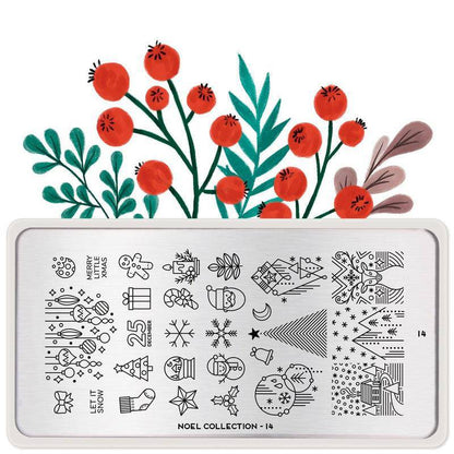 Noel 14 ✦ Nail Stamping Plate - MoYou London