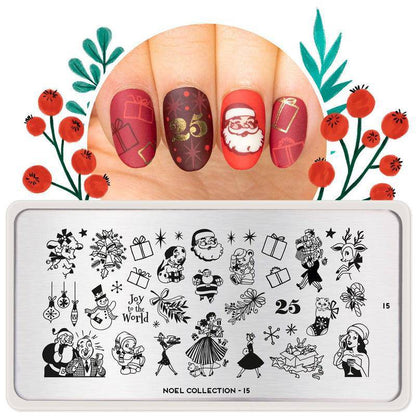 Noel 15 ✦ Nail Stamping Plate - MoYou London