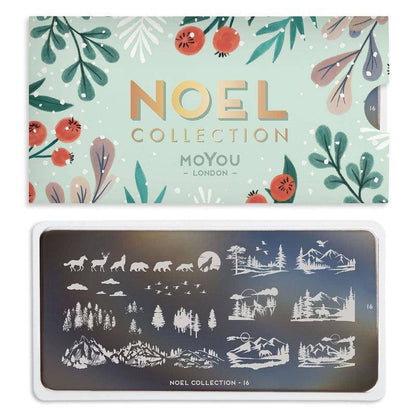 Noel 16 ✦ Nail Stamping Plate - MoYou London