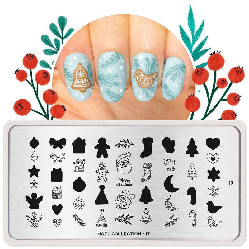 Noel 17 ✦ Nail Stamping Plate