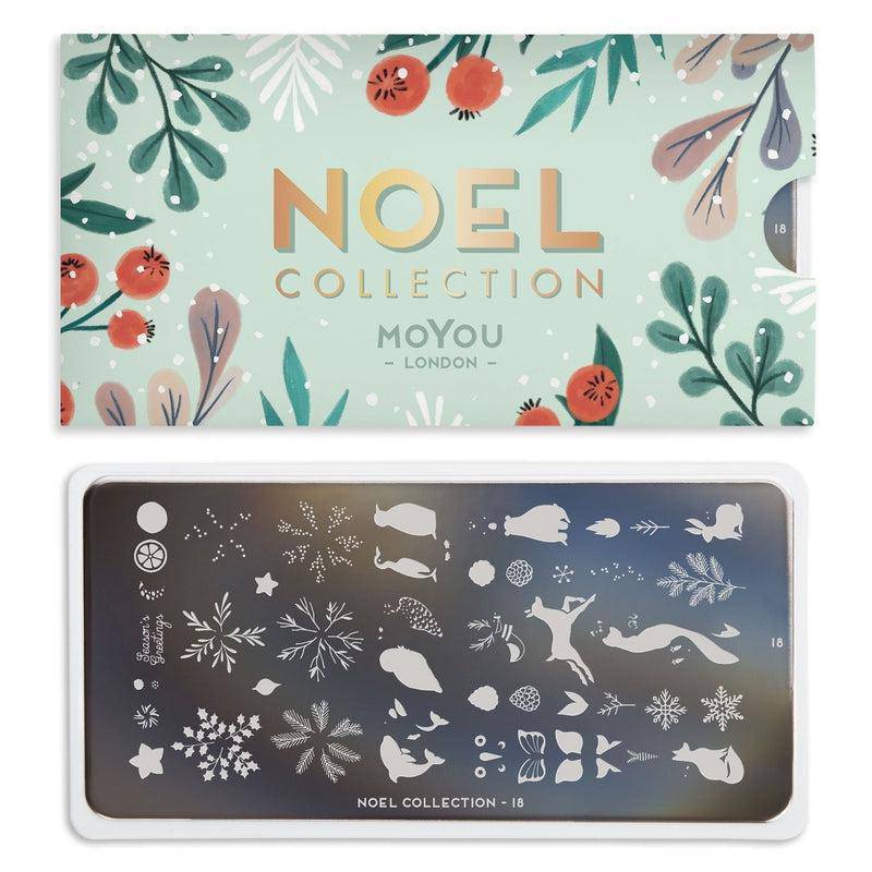 Noel 18 ✦ Nail Stamping Plate - MoYou London