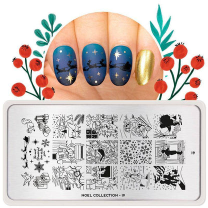 Noel 19 ✦ Nail Stamping Plate - MoYou London