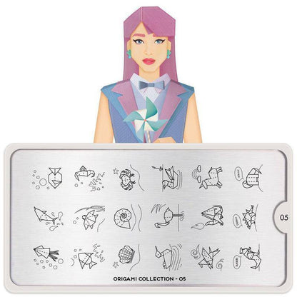 Origami 05 ✦ Nail Stamping Plate - MoYou London
