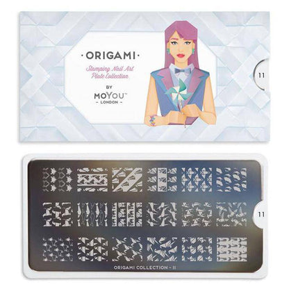 Origami 11 ✦ Nail Stamping Plate - MoYou London
