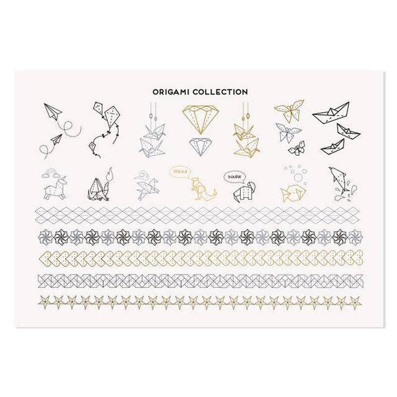 Origami Feet Temporary Tattoo - MoYou London