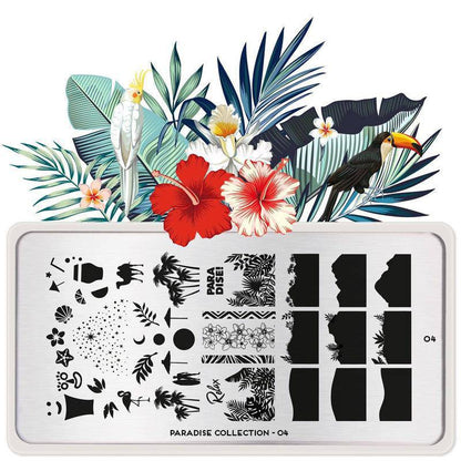 Paradise 04 ✦ Nail Stamping Plate - MoYou London