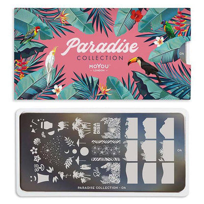 Paradise 04 ✦ Nail Stamping Plate - MoYou London