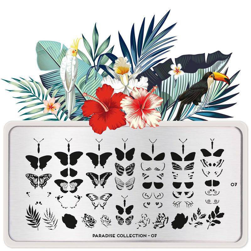 Paradise 07 ✦ Nail Stamping Plate - MoYou London