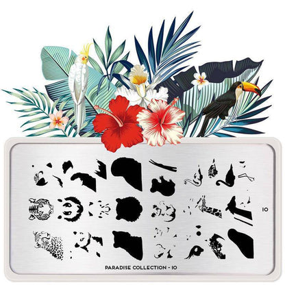 Paradise 10 ✦ Nail Stamping Plate - MoYou London