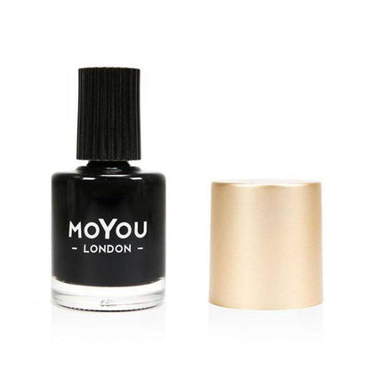 Premium Nail Polish - Black Knight 15ml - MoYou London