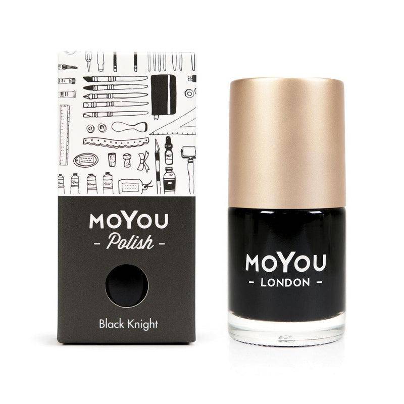 Premium Nail Polish - Black Knight 15ml