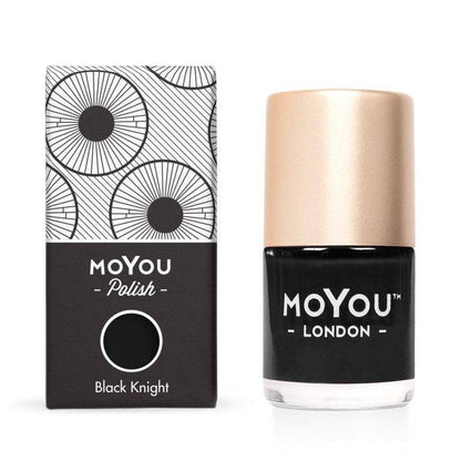 Premium Nail Polish - Black Knight - MoYou London
