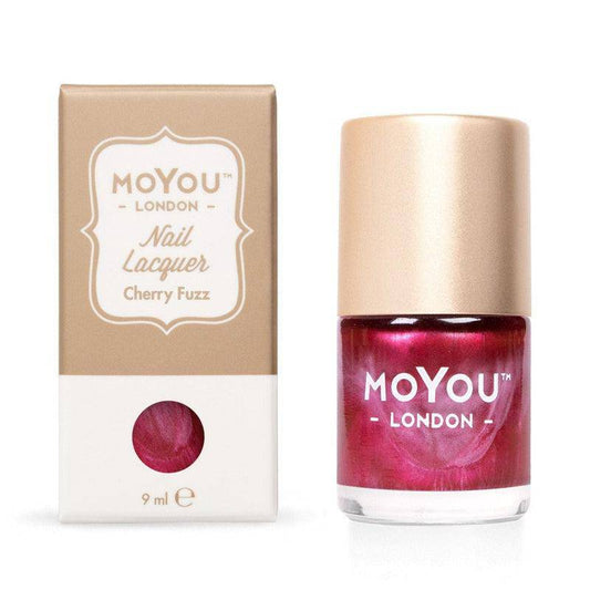 Premium Nail Polish - Cherry Fuzz - MoYou London
