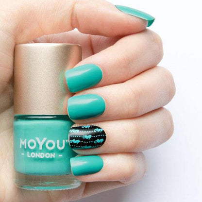 Premium Nail Polish - Electric Teal - MoYou London