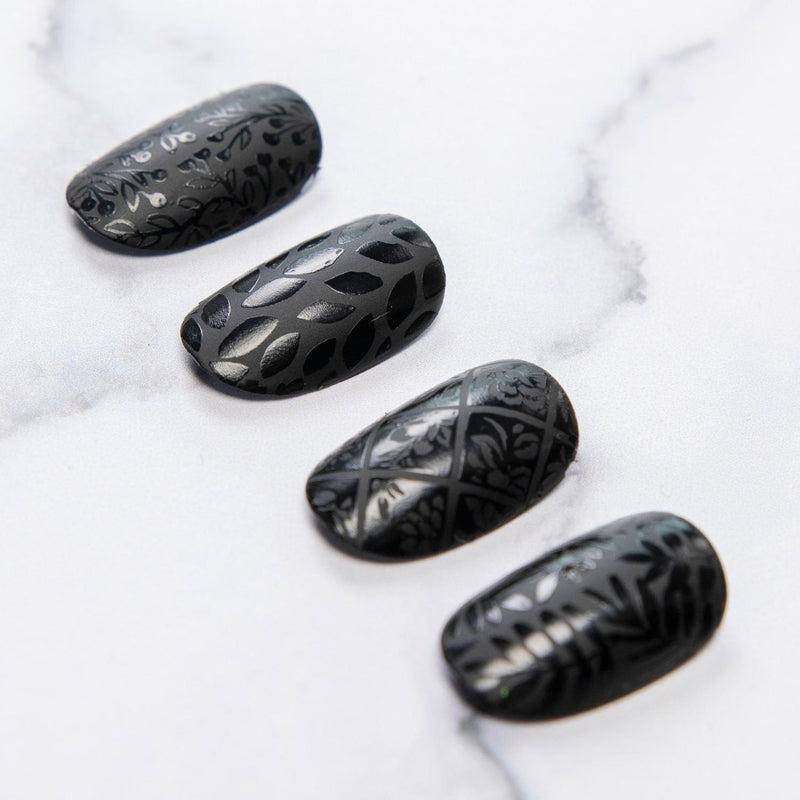 Premium Nail Polish - Jet Black - MoYou London