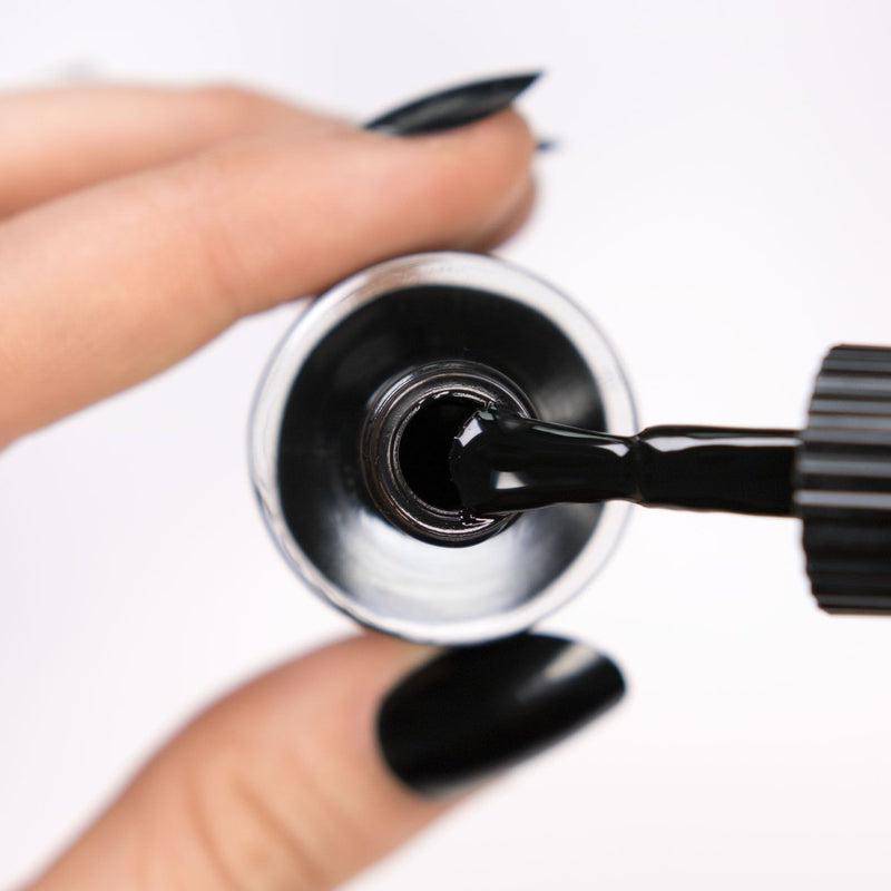 Premium Nail Polish - Jet Black - MoYou London