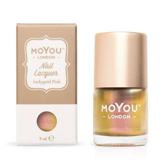 Premium Nail Polish - Ladygold Pink - MoYou London