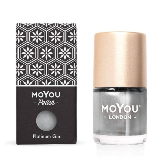 Premium Nail Polish - Platinum Gin - MoYou London