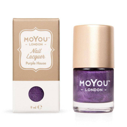 Premium Nail Polish - Purple House - MoYou London