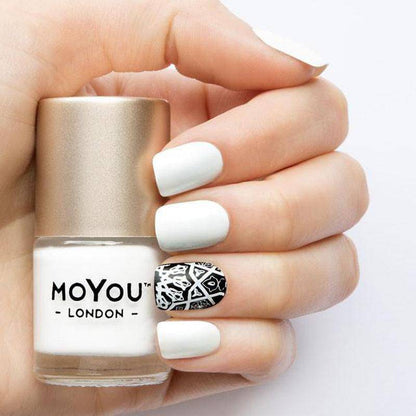 Premium Nail Polish - White Knight - MoYou London