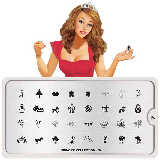 Princess 06 ✦ Nail Stamping Plate - MoYou London